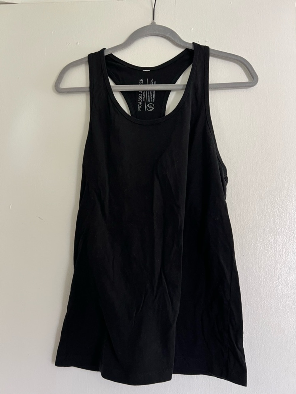 Racerback Tank Top in Black - Women's Active Layer